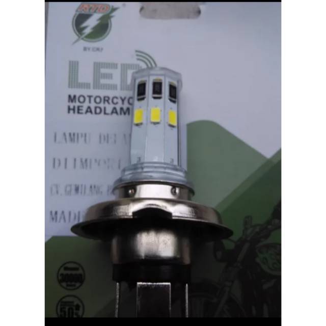 Lampu depan led bohlam LED 6 sisi Vixion Scoopy fi MX king