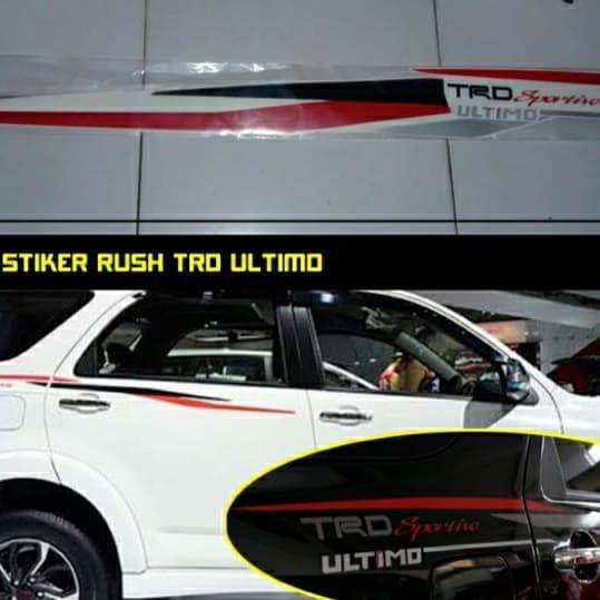 stiker TRD rush ultimo