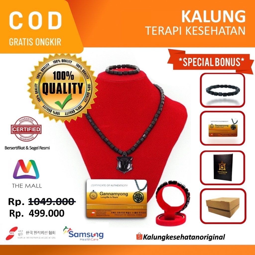 Kalung Kesehatan Gwisamunsok Original Kalung Kesehatan Azikra - Azzikra COD - CASHBACK - FREE ONGKIR