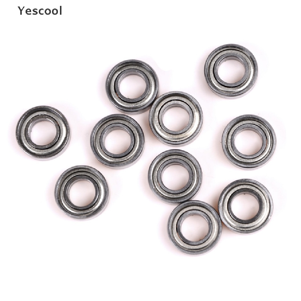 Yescool 10PCS 688ZZ Bola Bearing Miniatur Bahan Metal Ukuran 8x16 X 5mm