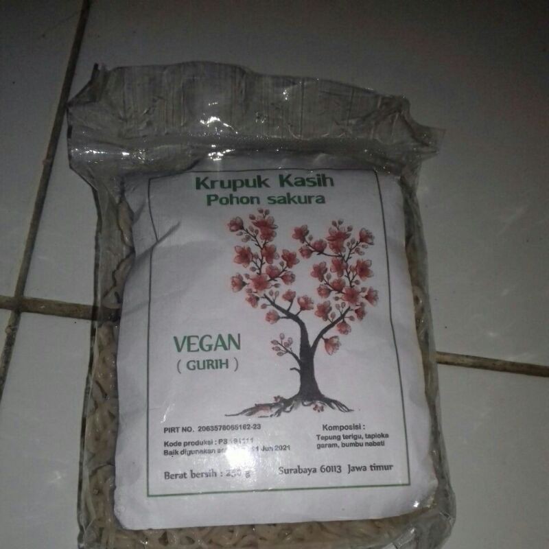 

Kerupuk Vegetarian Kasih Pohon Sakura