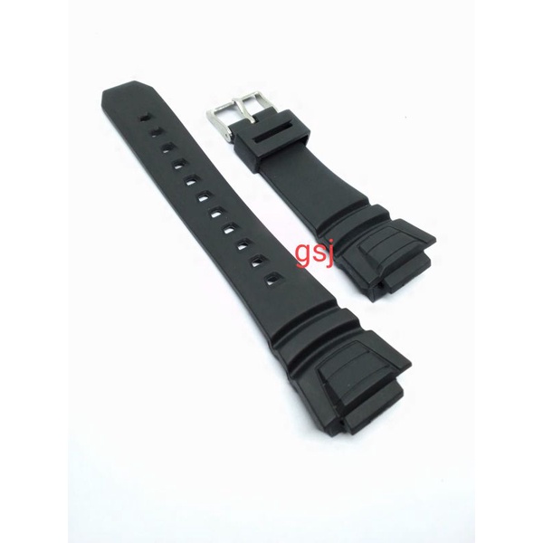 Strap Tali Jam Tangan Casio WS220 W-S220 WS 220 Rubber tali Jam Casio