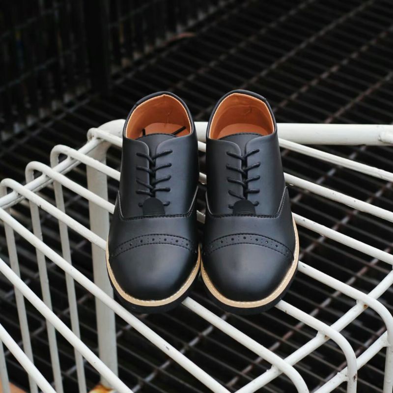 XSHOESBDG.ID SepatuFormal Pantofel pria Resmi Formal Hitam Kuliah Kondangan Kerja PNS Guru