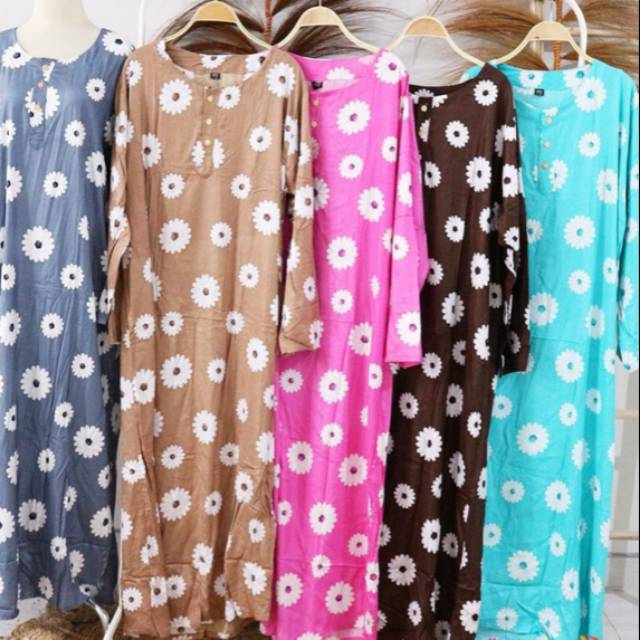 DASTER LONGDRESS SUNFLOWER KANCING ECER GROSIR