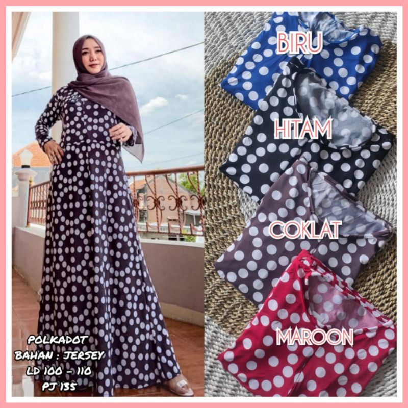 [Fashion Muslim] Gamis JERSEY MOTIF busui | terbaru | terlaris,