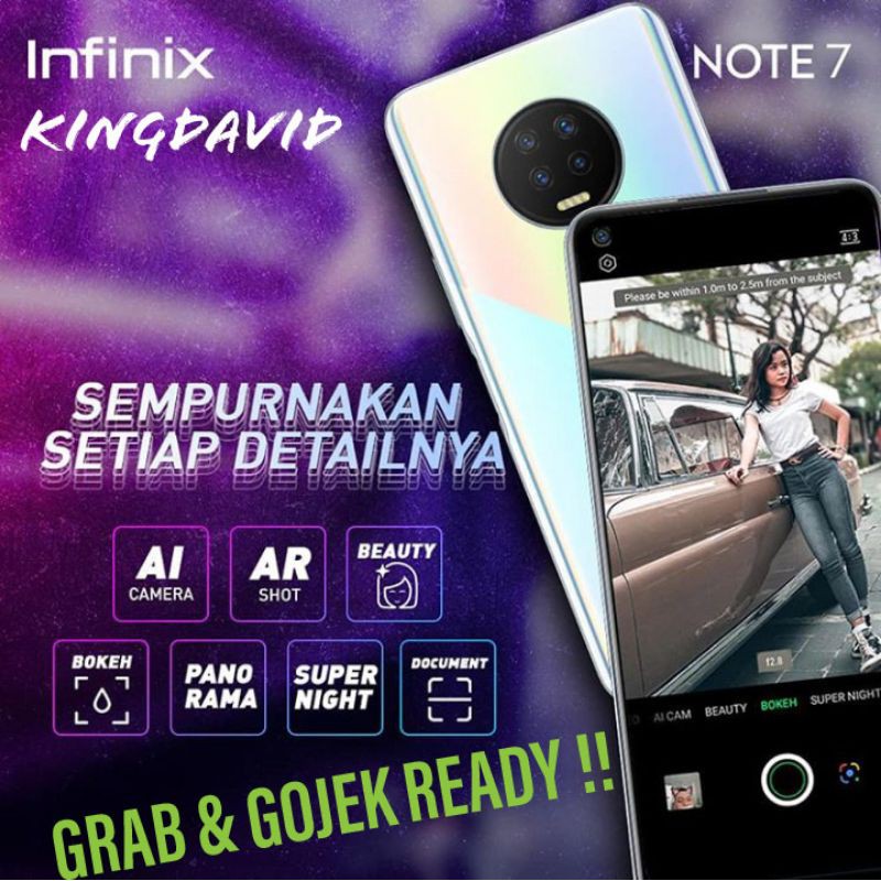 Infinix Note 7 6/128 Garansi Resmi