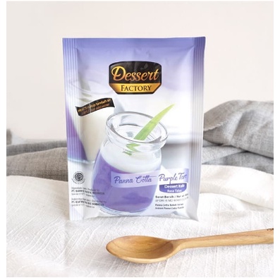 

Dessert Factory Panna Cotta Purple Taro 80g| Dessert italia rasa talas