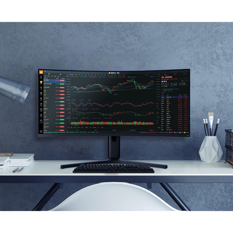 XIAOMI Monitor Gaming Curved 34 Inch 144Hz WQHD 3440 * 1440