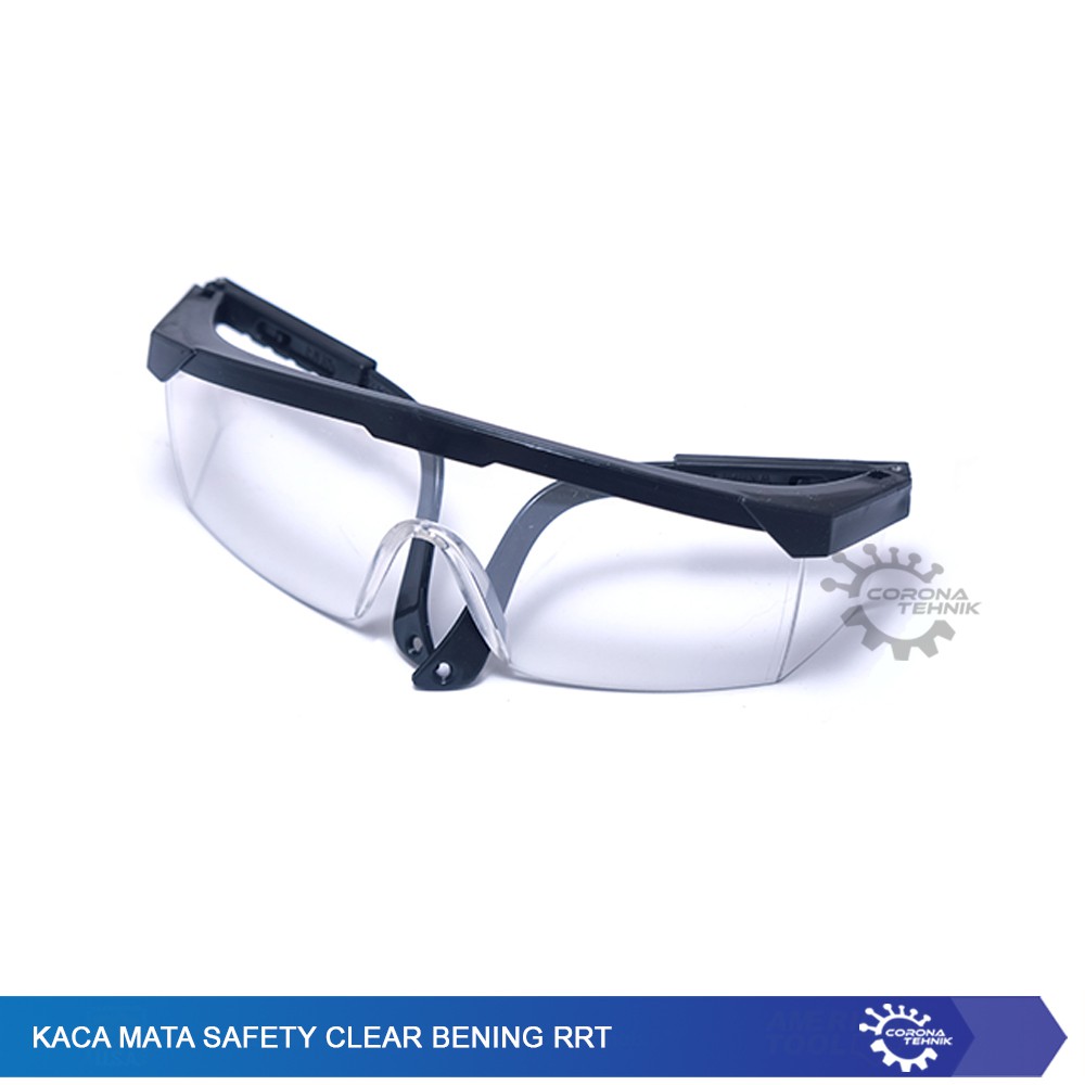 Kaca Mata Safety - Clear Bening - RRT