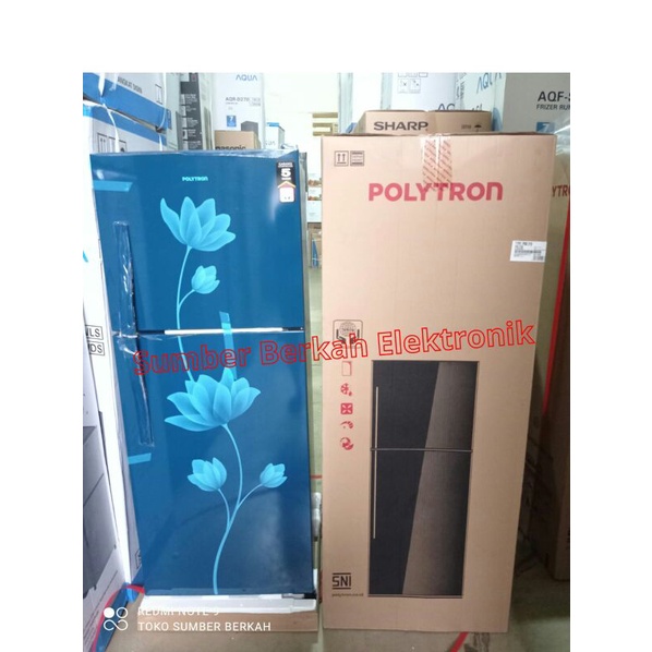 Kulkas 2 pintu Polytron PRB 219 210 liter promo bandung