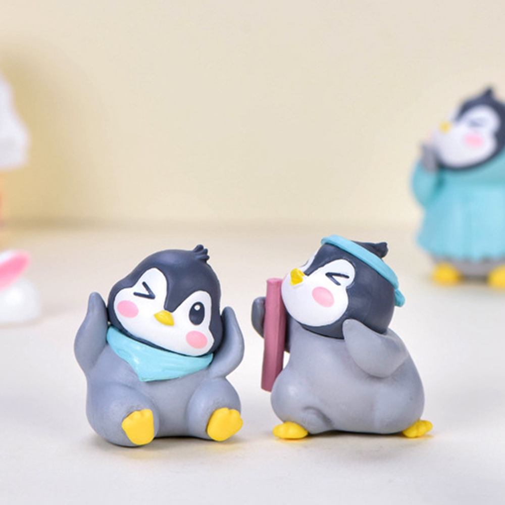 Ornamen Miniatur Hewan Pinguin Kecil Untuk Dekorasi Kerajinan