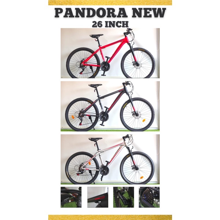 Sepeda Gunung MTB Element Pandora 26 Inch Shimano Alloy Garansi SNI-3