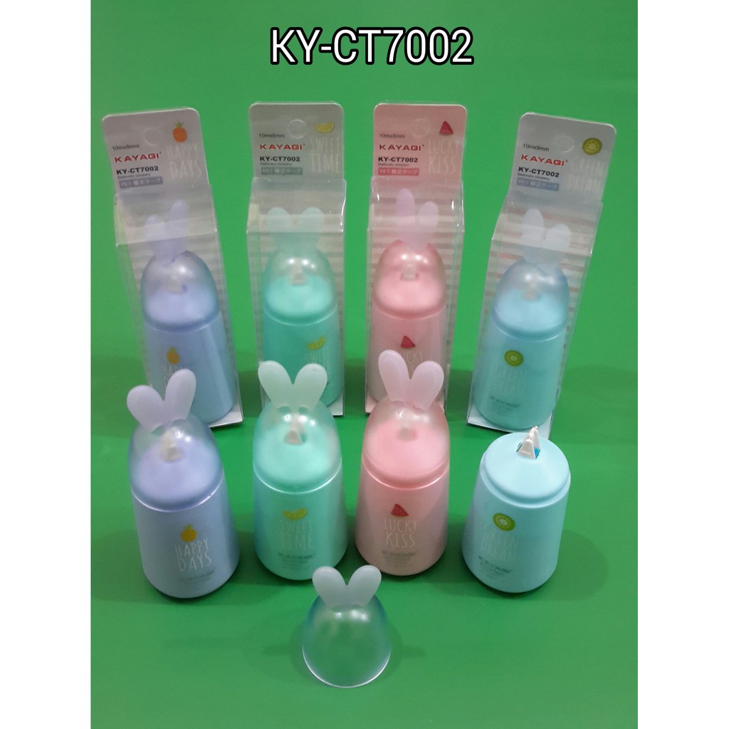 

Tipe X / Tip X / Correction Tape Kayagi Bentuk Kuping Kelinci Fancy