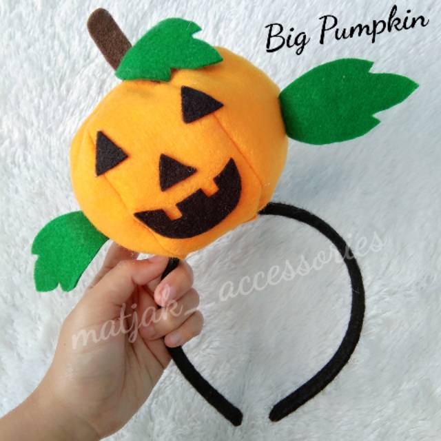 Halloween Bando Labu Bando Pumpkin Bando Desain Labu