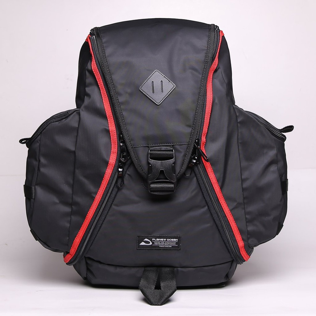 Tas Punggung Ransel Backpack Planet Ocean TPR 525201 Black Original