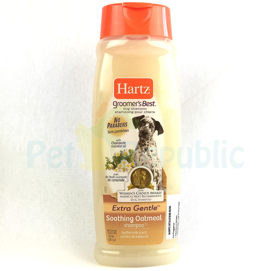 

Pet Republic Shampoo Anjing HARTZ Oatmeal Shampoo Extra Gentle 532ml