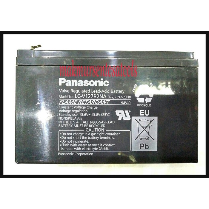 ORIGINAL - AKI/ACCU 12V PANASONIC ORIGINAL