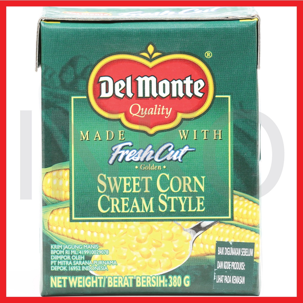

DELMONTE FRESH CUT GOLDEN SWEET CORN SCREAM STYLE KOTAK 380GR