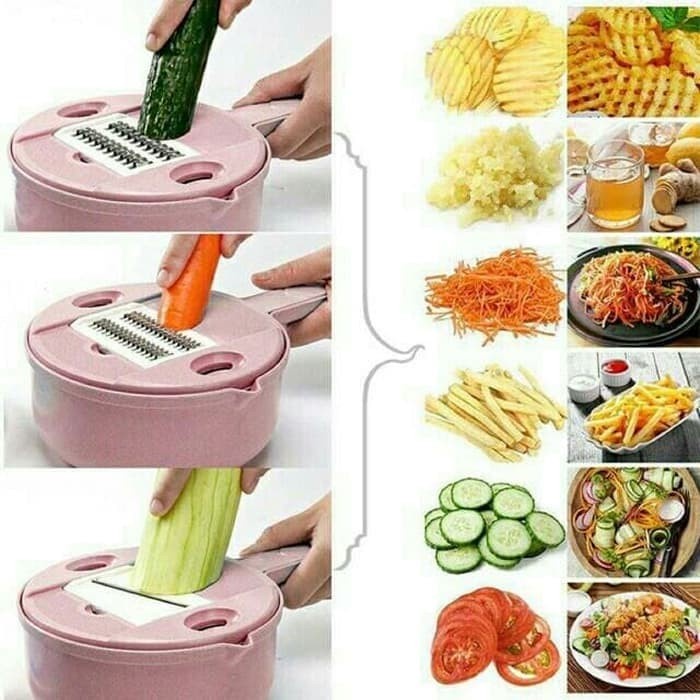 Pemotong Sayur / Parut Multifungsi Portable