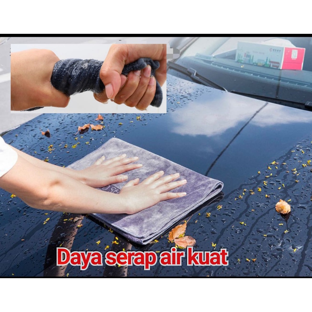 Car Washing Towel Kain Lap Microfiber Besar Cuci Mobil Motor Kain Serat