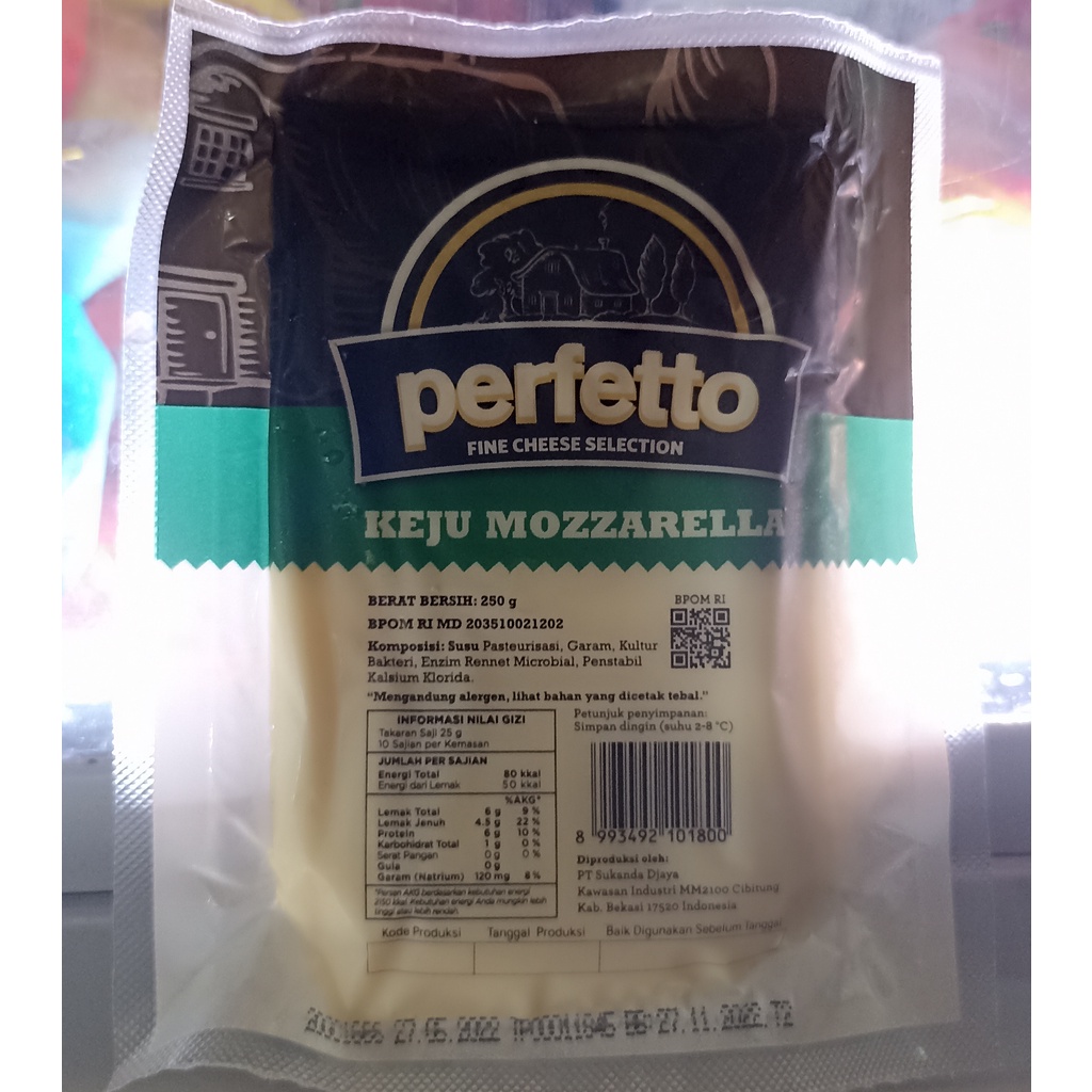 

Perfetto Keju Mozarella 250gram