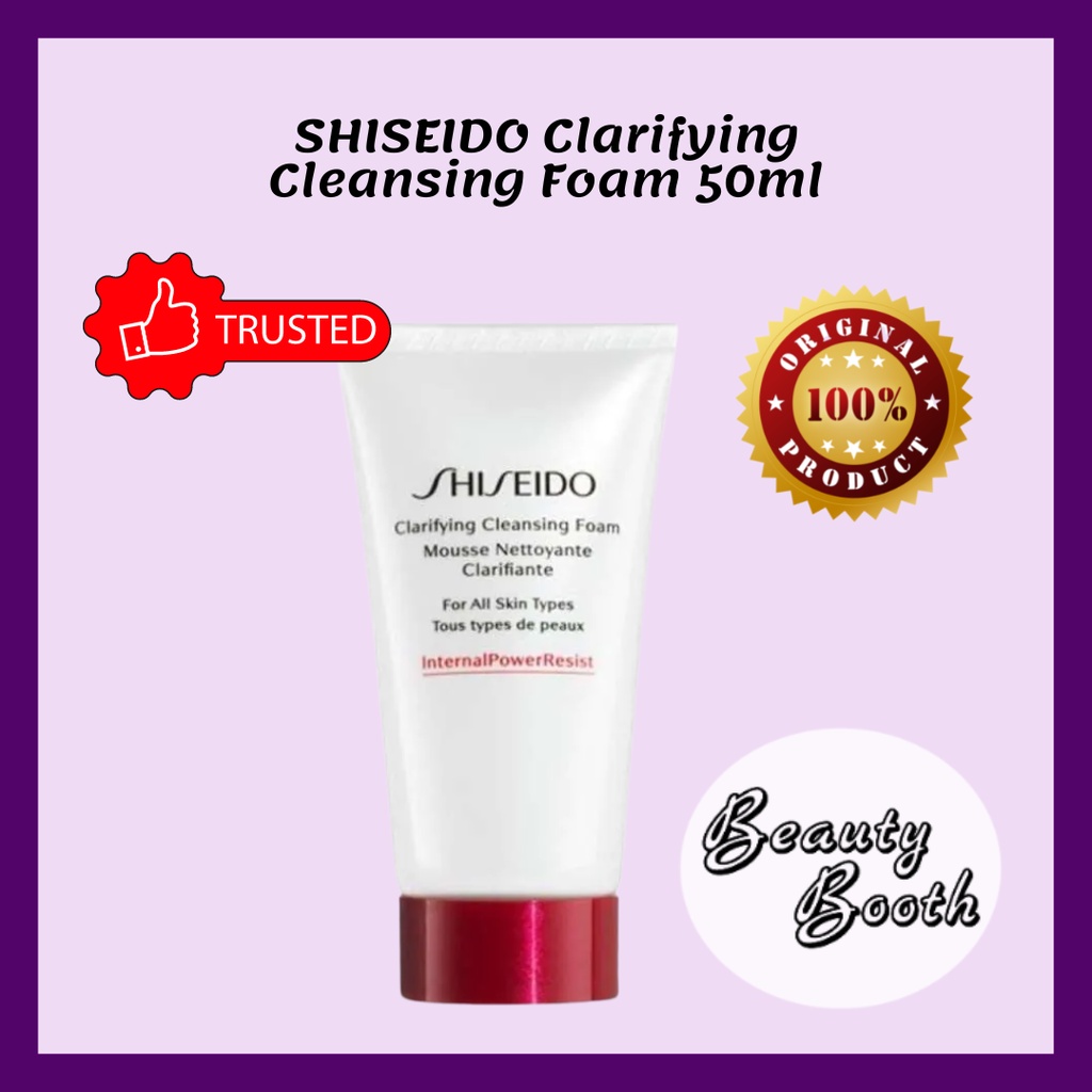 SHISEIDO Clarifying Cleansing Foam 50ml 125ml | Pembersih Wajah