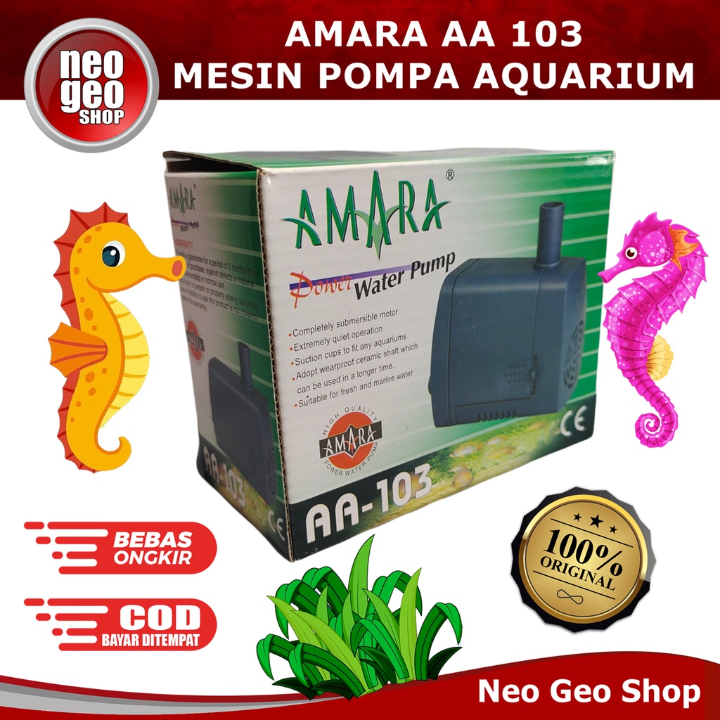 AMARA AA103 AA 103 Mesin Pompa Air Celup Pompa Kolam Aquarium