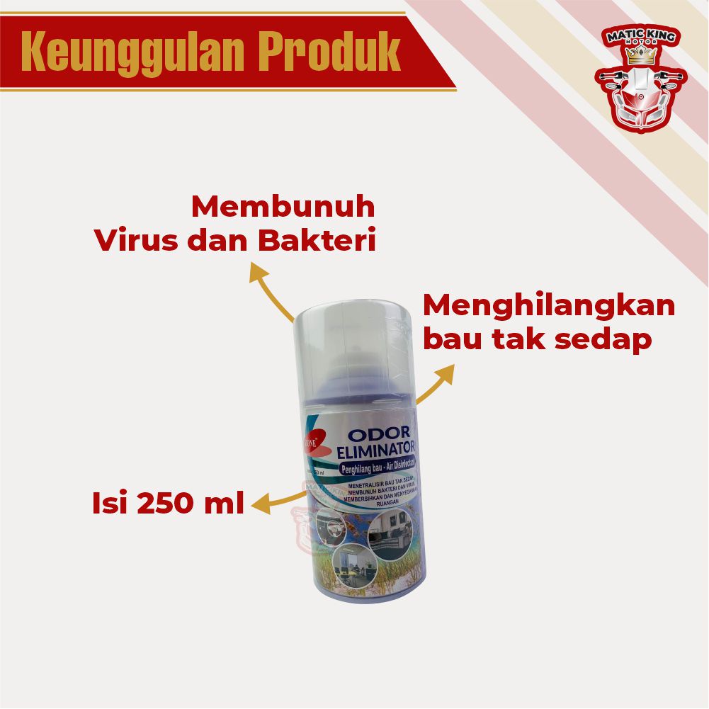 Odor Eliminator Zone Fogging Mobil Disinfektan Anti Virus 250 ml