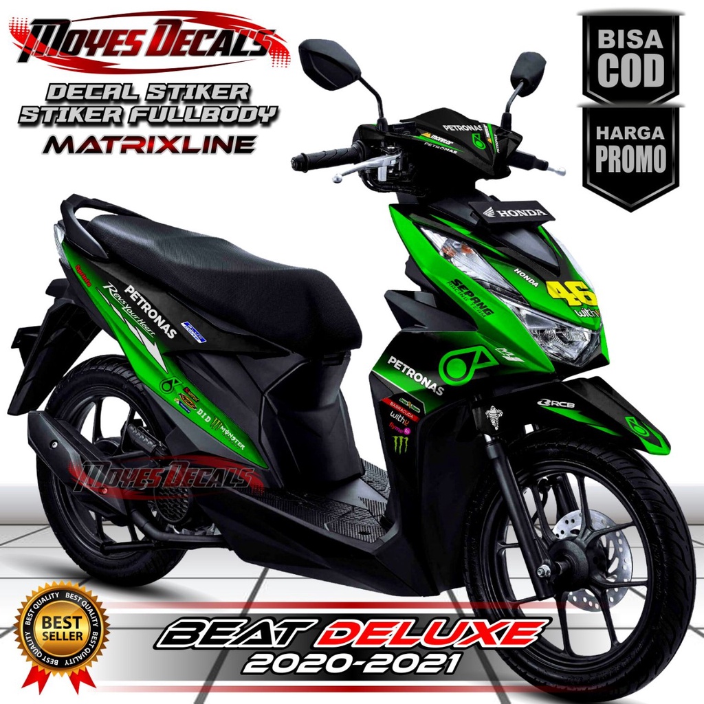 Decal Motor Beat Deluxe 2020 - 2021 Full Body Stiker Strifing Terbaru 06