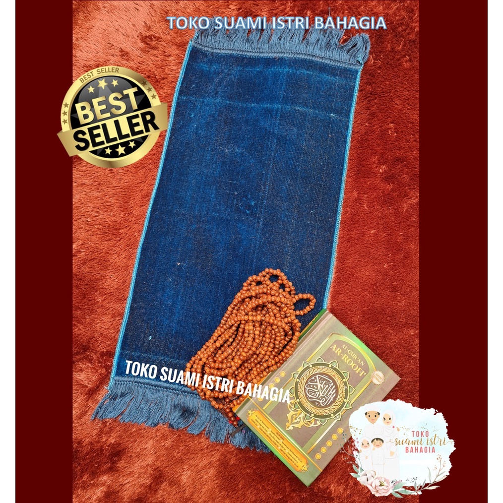 Sajadah Armaan Dhodia Akbar New Gen Grade B 35 x 60 Cm Premium Tebal Turki Kepala Anak Polos Plain