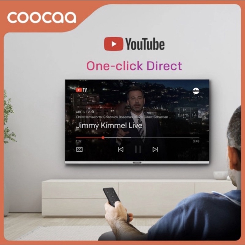 FREE BREKET!!! LED COOCAA 40S3U SMART TV DIGITAL Bezel Less Dolby Digital - NEW!!!