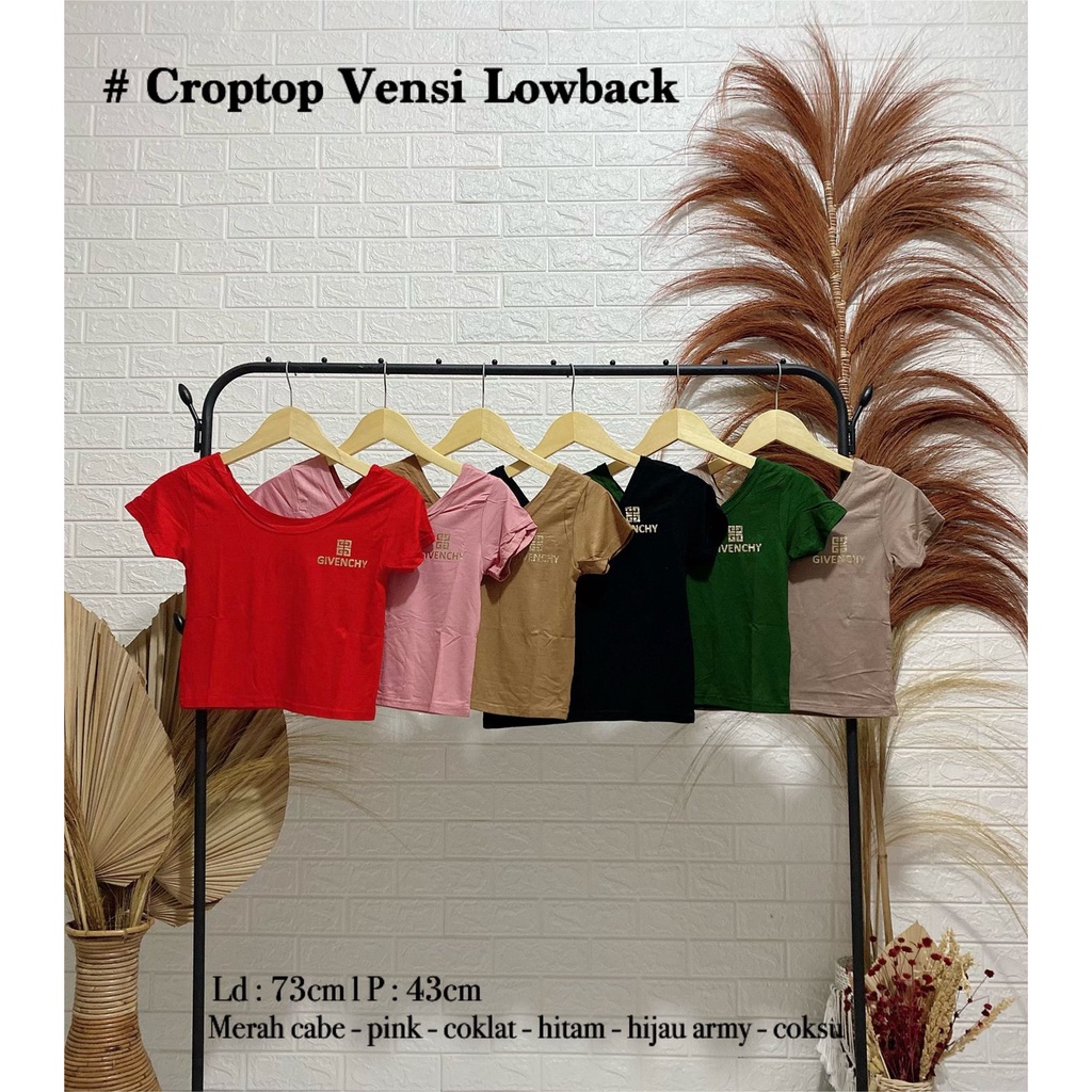 CROP WANITA CROP TOP VENSI / VIMEL COLLECTION