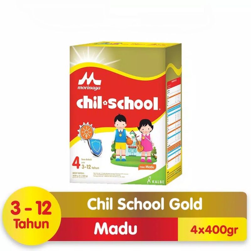 

Chil School Gold 4 (3-12 thn) Madu 1.6kg Box