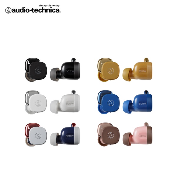 Audio Technica ATH-SQ1TW Wireless Earbuds SQ1 TW SQ 1 TWS Earphone Ath