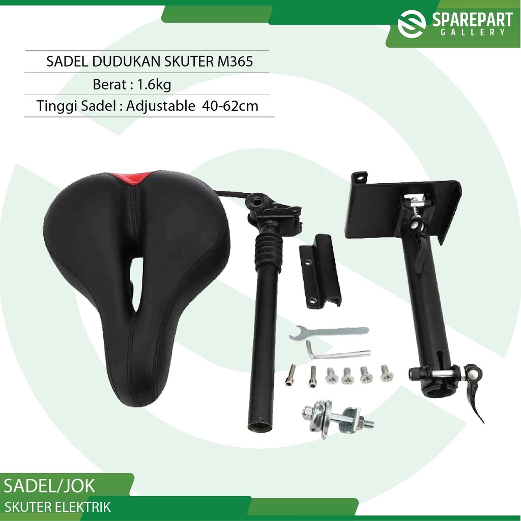 Sadel/Jok Tempat duduk Skuter Elektrik 8.5inch model Xiaomi M365