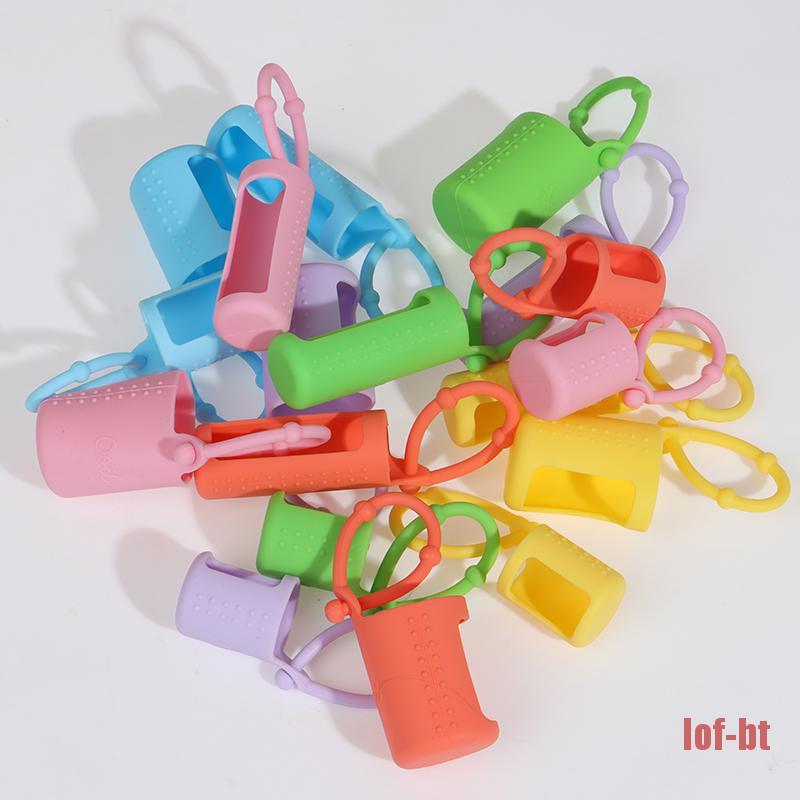 Lof-bt 6pcs / Set Casing Pelindung Botol Minyak Esensial 5 / 15 / 10ml Bahan Silikon Untuk Travel