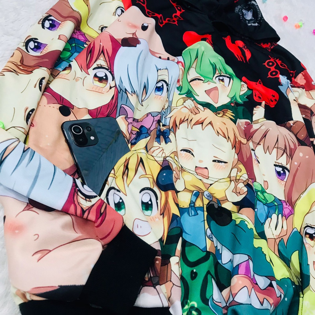 Hoodie Nanatsu Chibi Fullprint