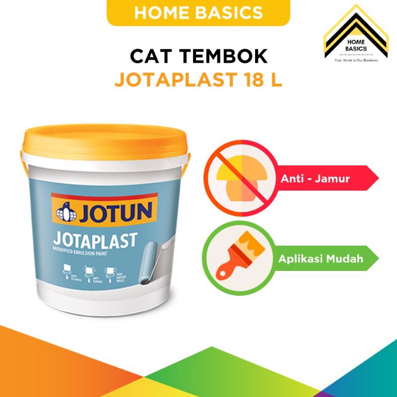 Jual Cat Tembok Putih Jotaplast Jotun 18 Liter Pail Cat Dinding Cat Air Shopee Indonesia 1096