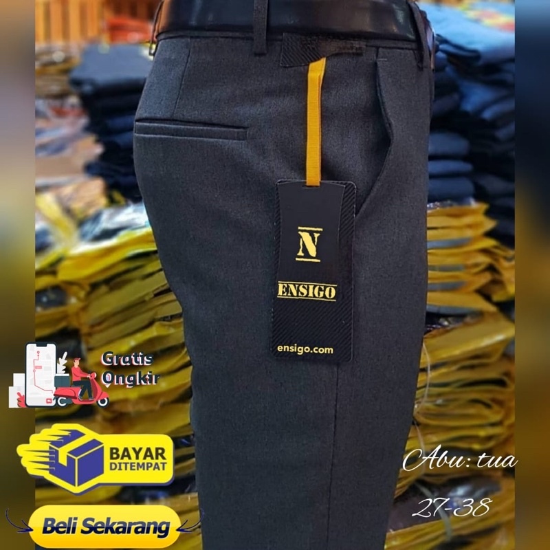 CELANA PANJANG BAHAN SLIMFIT PRIA