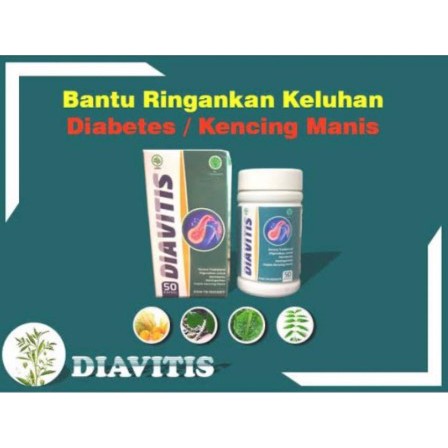 Diavitis Naturafit Obat Diabetes, Kencing Manis, Penurun Gula Darah Herbal Asli Terjamin BPOM dan Hallal