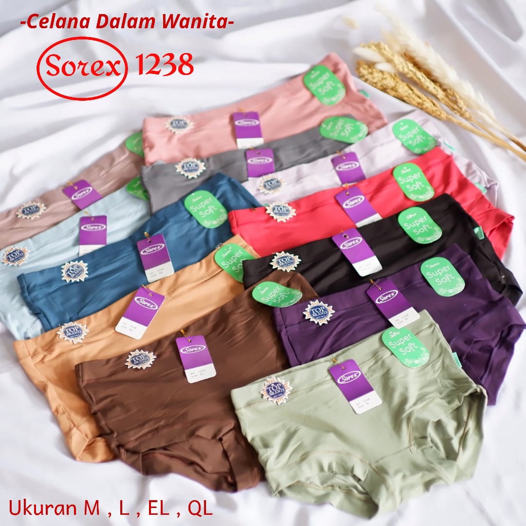 Termurah!! Celana Dalam SOREX super soft art 1238 - Celana Dalam Wanita- bahan super soft