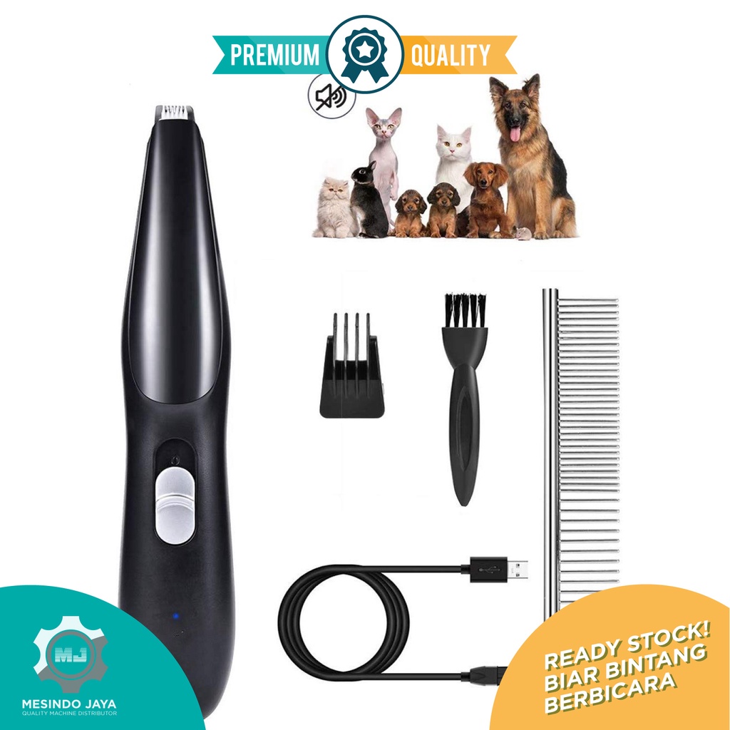 Alat Cukur Hewan USB + LED peliharan Pet Clipper anjing kucing paw clipper mini CUKURAN BULU PET PAW TRIMMER