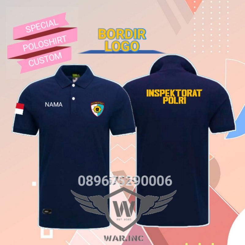 KAOS BAJU INSPEKTORAT POLRI