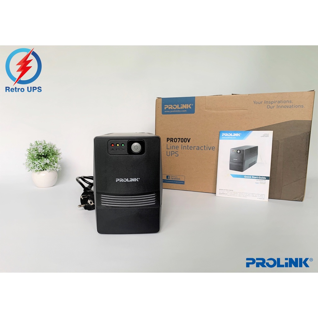 UPS Prolink Pro700V 650VA BARU Line Interactive UPS with Stabilizer