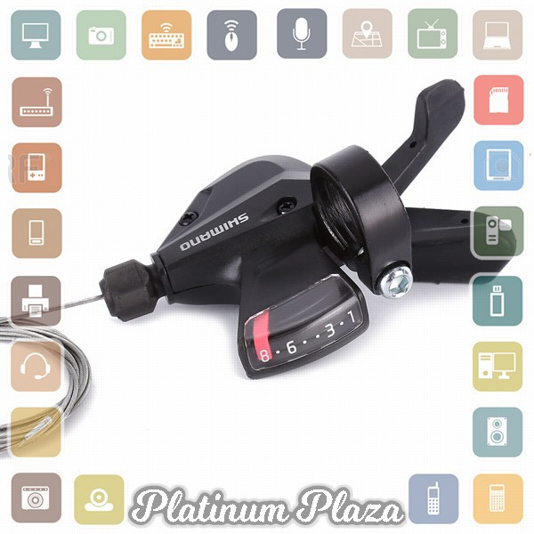 Shimona Altus Speed Shifter Trigger Sepeda 8 Speed 2 PCS - SL-M310 - Black`PKDSCT-