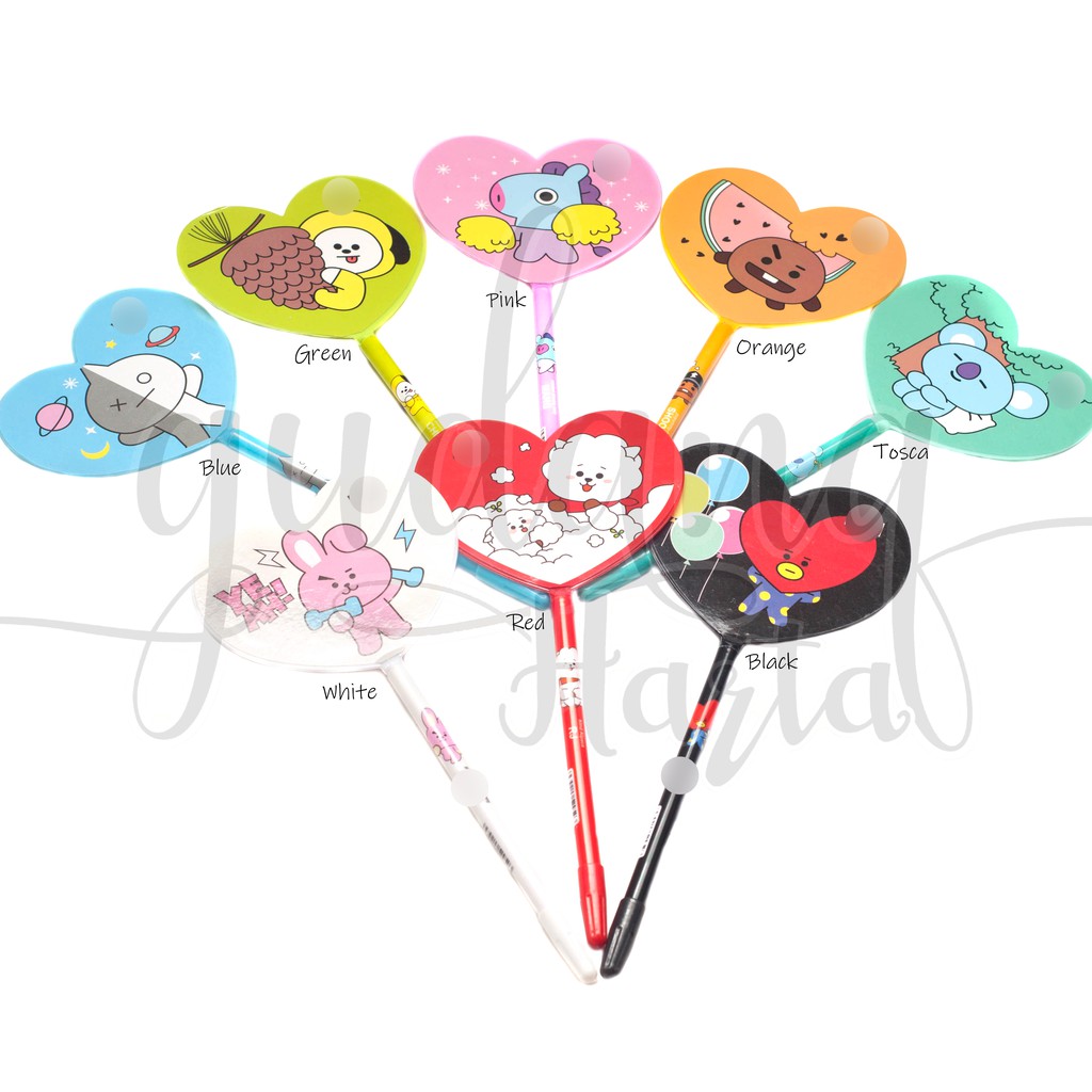 

Pulpen Gel Mascot Korea Boyband Kipas Pen Kipas Bolpen Ballpoint Unik GH 307006