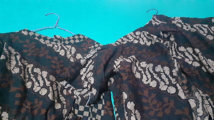 Maura Couple - Sania Ruffle Batik Couple Ori Ndoro Jowi Garansi Termurah Shopee - Batik Modern Solo