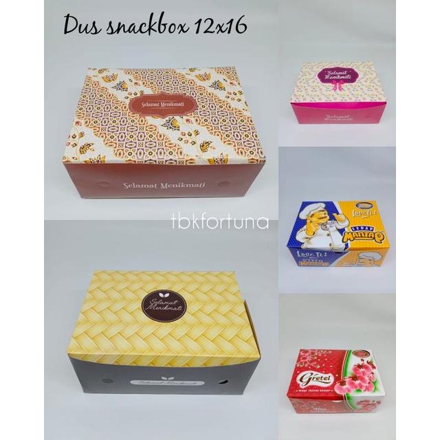 

Dus Snackbox 12x16 (10pcs)