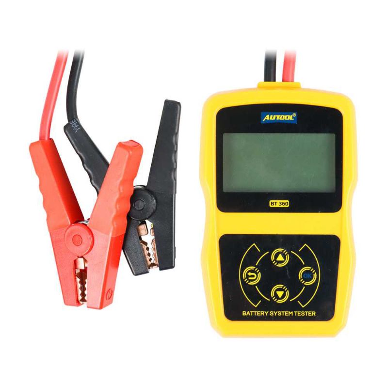 AUTOOL Tester Baterai Aki Mobil Motor 12V 2000CCA - BT360