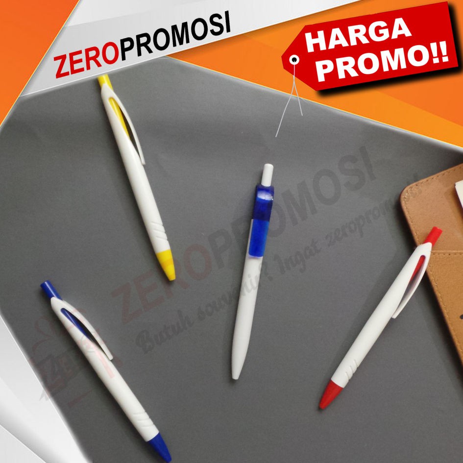 

Souvenir Pulpen Plastik Murah kode 801 Putih